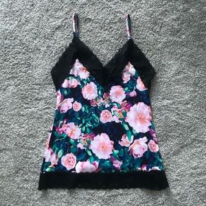 Decree Floral Camisole Tank Top - Small